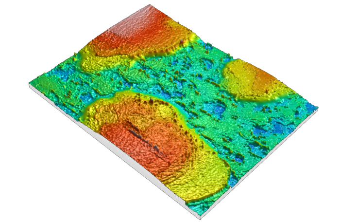 Topografia 3D di una superficie da industria automotive